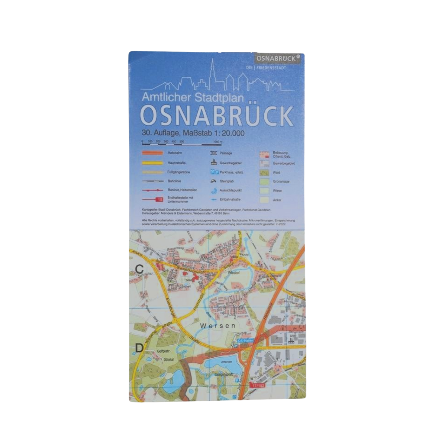 Amtlicher Stadtplan Osnabrück