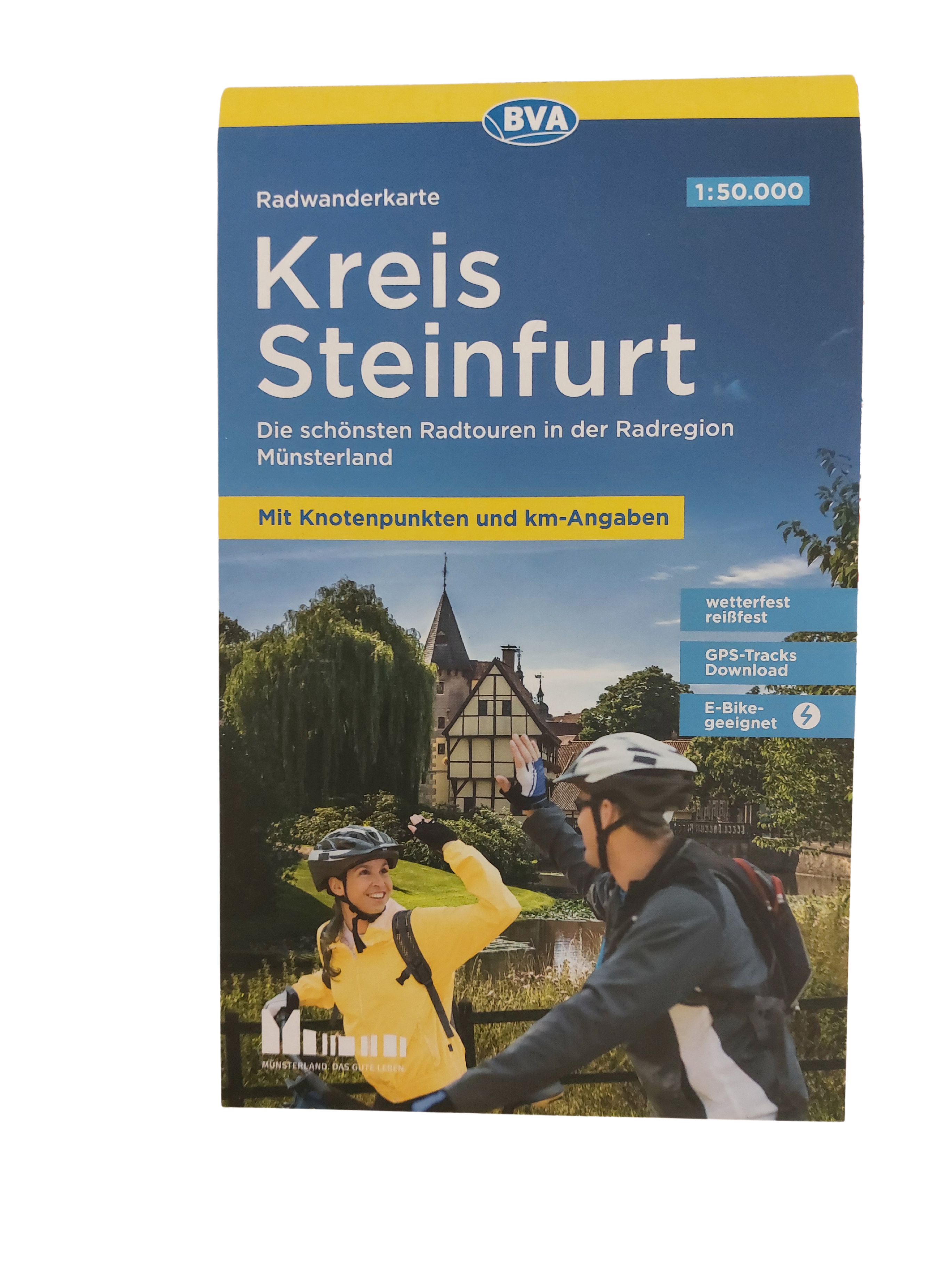 Radfahrkarte:  Münsterland Kreis Steinfurt