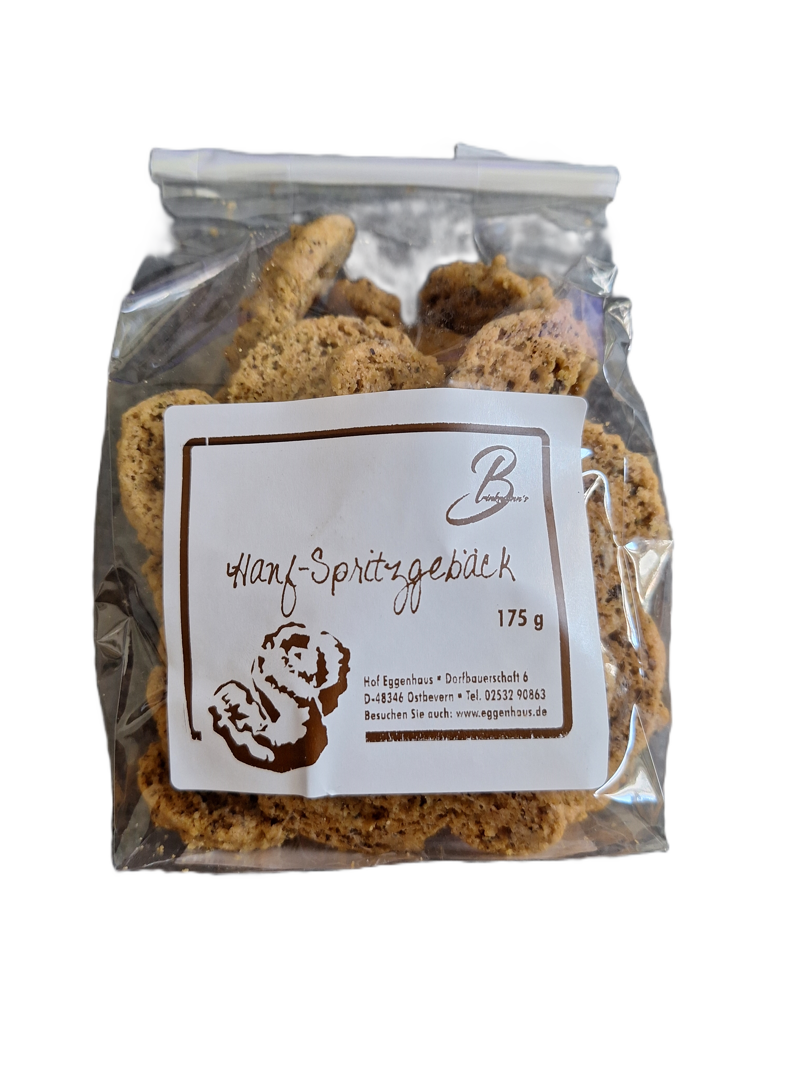 Etwas Süßes: Hanf-Spritzgebäck, 175 g