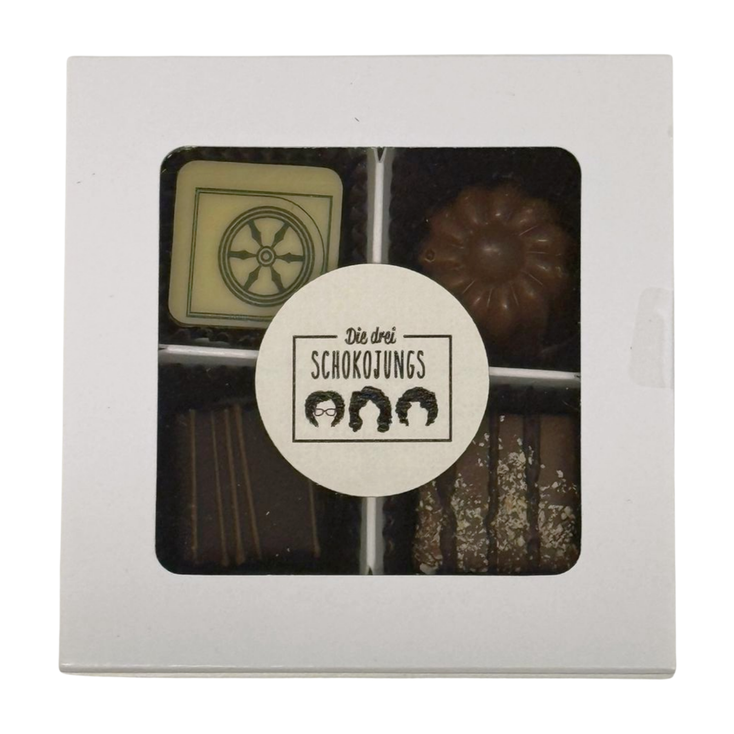 Etwas Süßes: Pralinenmischung (4 Stück) ohne Alkohol